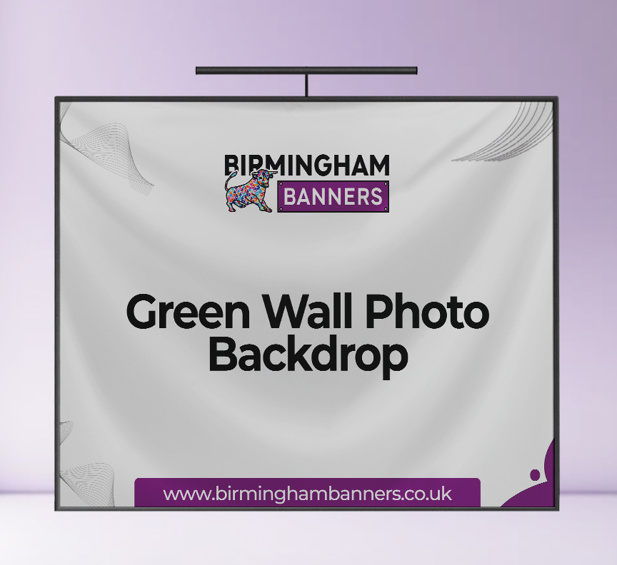 Green Wall Photo Backdrop