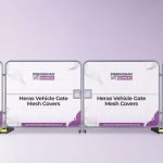 Heras Vehicle Gate Mesh Covers
