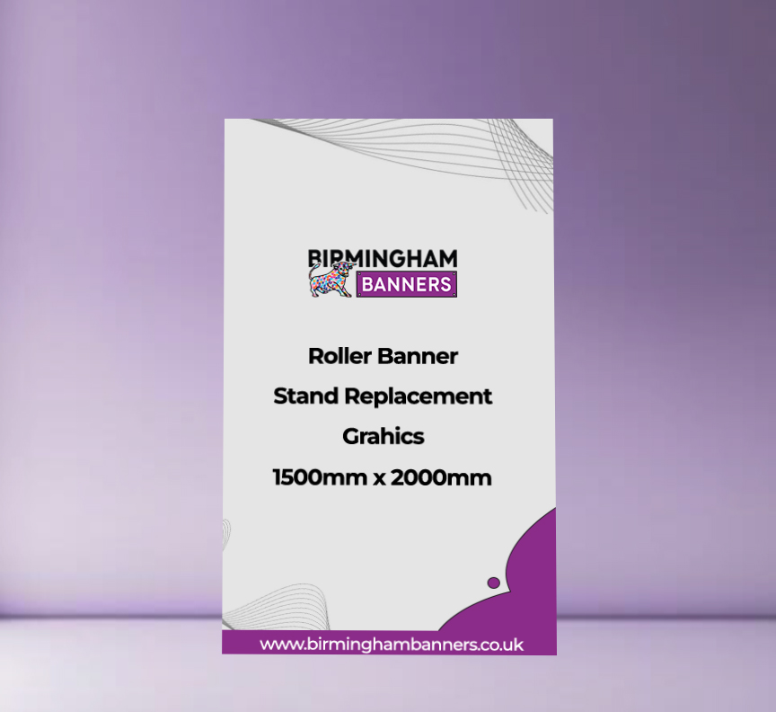 Roller Banner Stand 1200mm x 2000mm Replacement Graphics