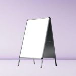 Sandwich Pavement A-frame Sign Board 900mm x 600mm (Frame Only)