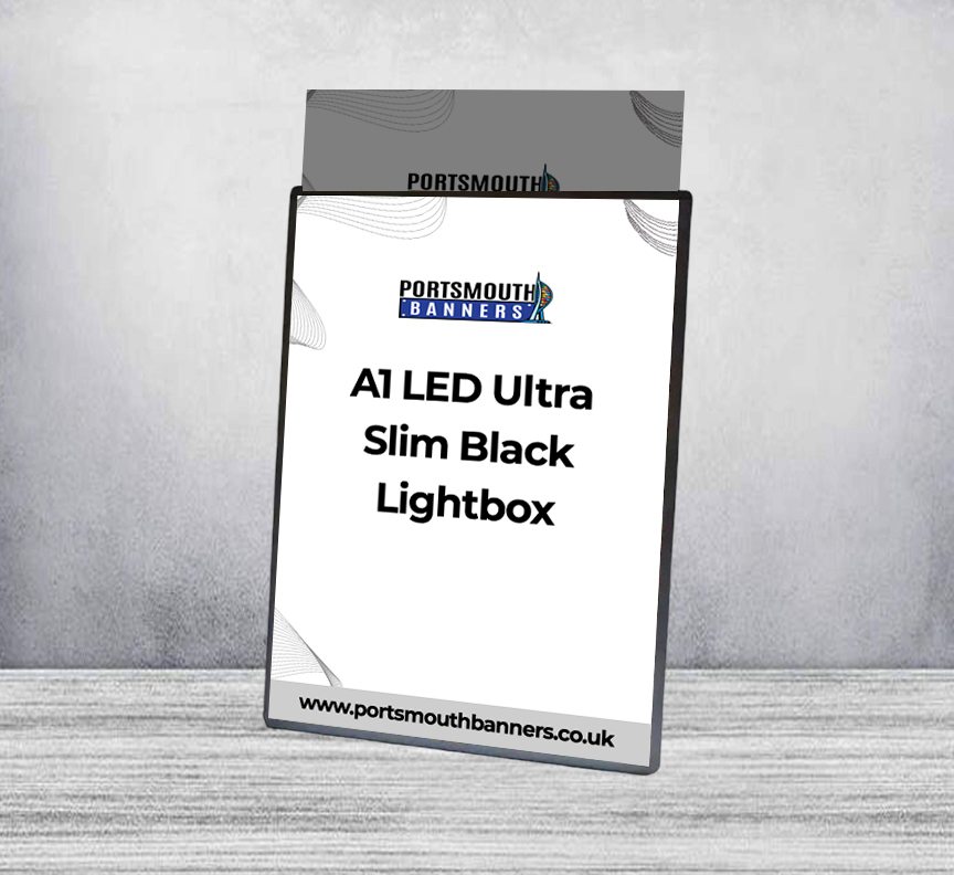 A1 LED Ultra Slim Black Lightbox