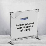 Backdrop Stand With Graphics (8ft x 8ft)