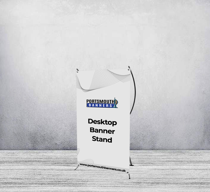 Desktop Banner Stand