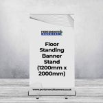 Floor Standing Banner Stand (1200mm x 2000mm)