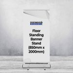 Floor Standing Banner Stand (850mm x 2000mm)