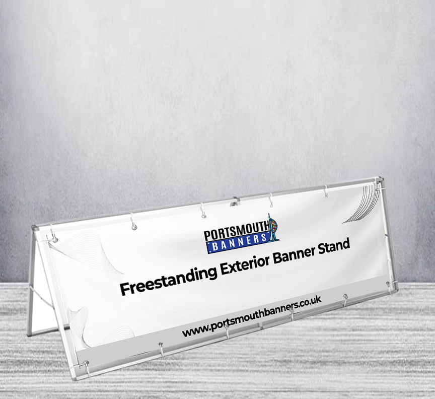 Freestanding Exterior Banner Stand