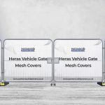 Heras Vehicle Gate Mesh Covers