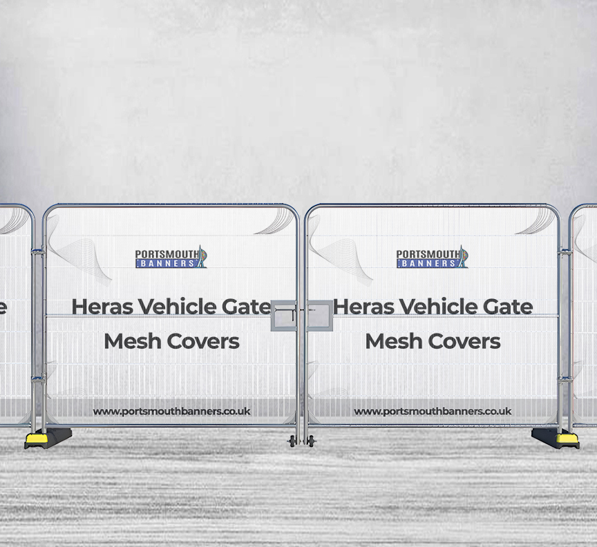 Heras Vehicle Gate Mesh Covers