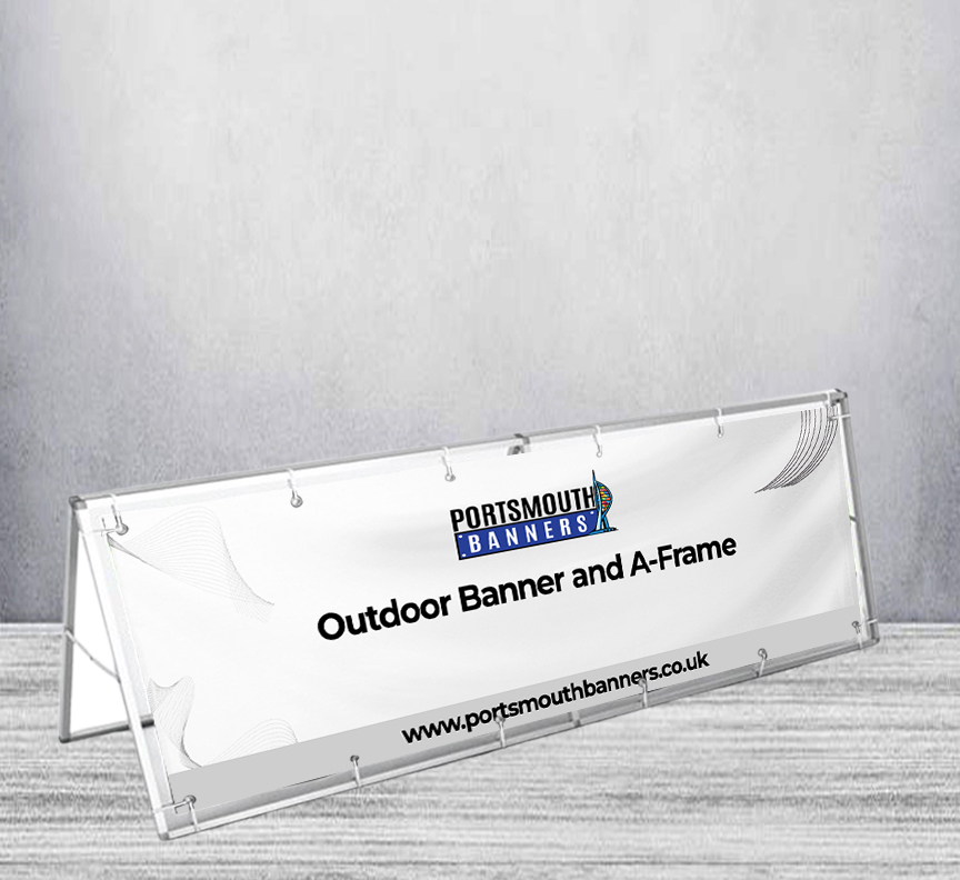 Outdoor Banner and A-Frame