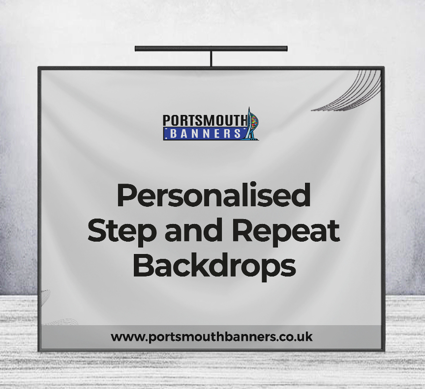Personalised Step and Repeat Backdrops
