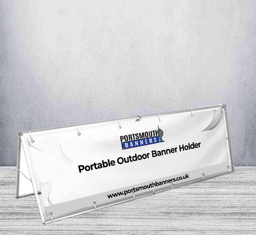 Portable Outdoor Banner Holder