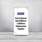 Pull Up Banner Stand 850mm x 2000mm Replacement Graphics