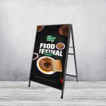 Sandwich Pavement A-frame Sign Board 900mm x 600mm (Frame Only)