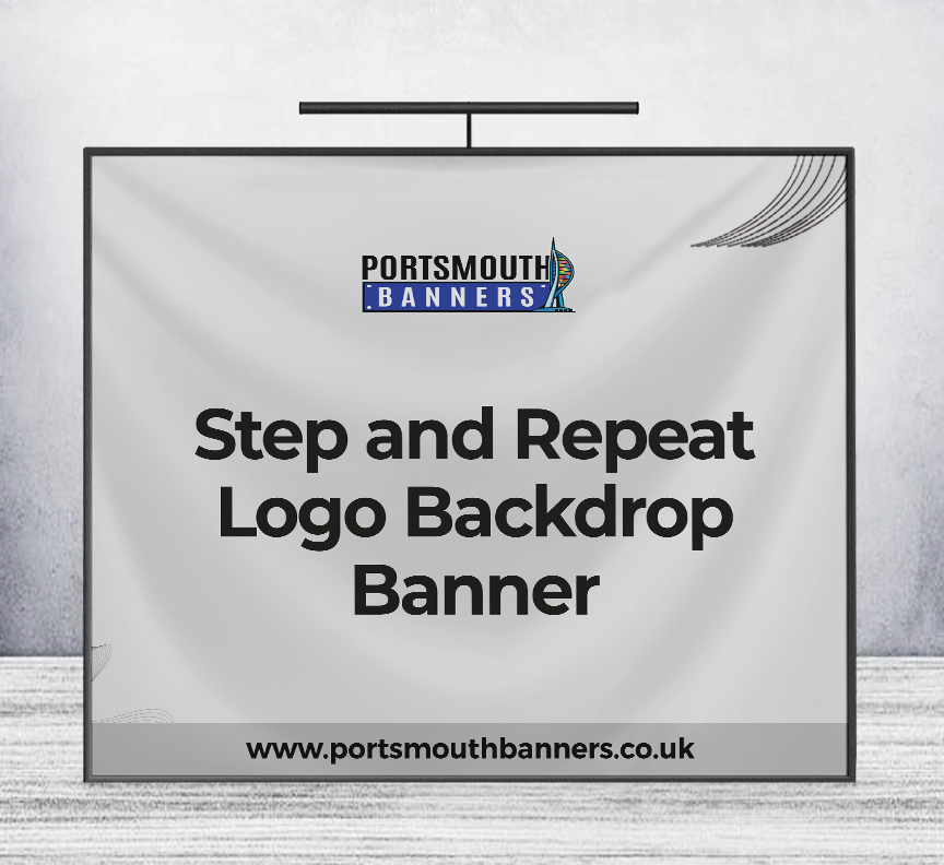 Step and Repeat Logo Backdrop Banner
